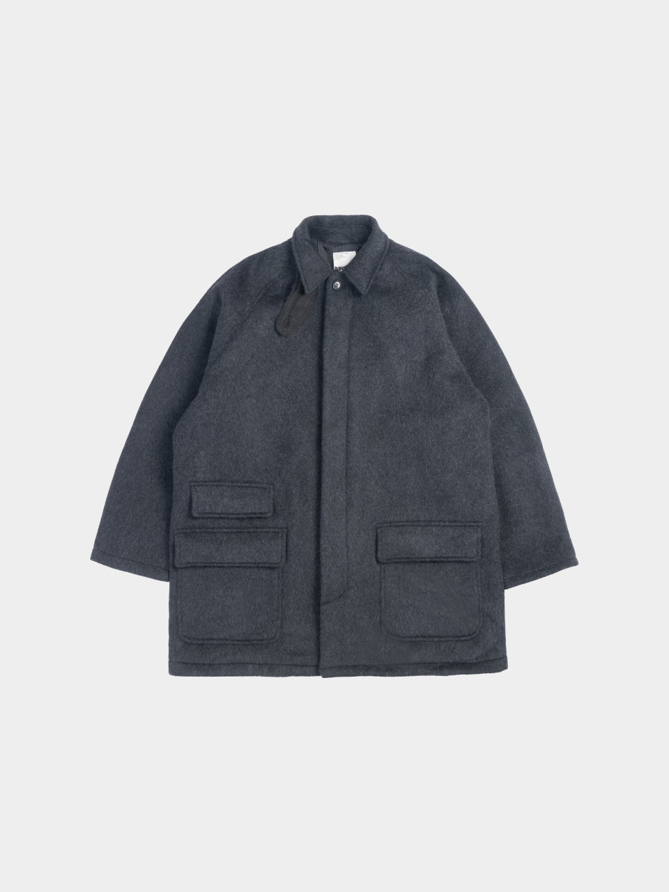 City Wool Half Coat (Charcoal)