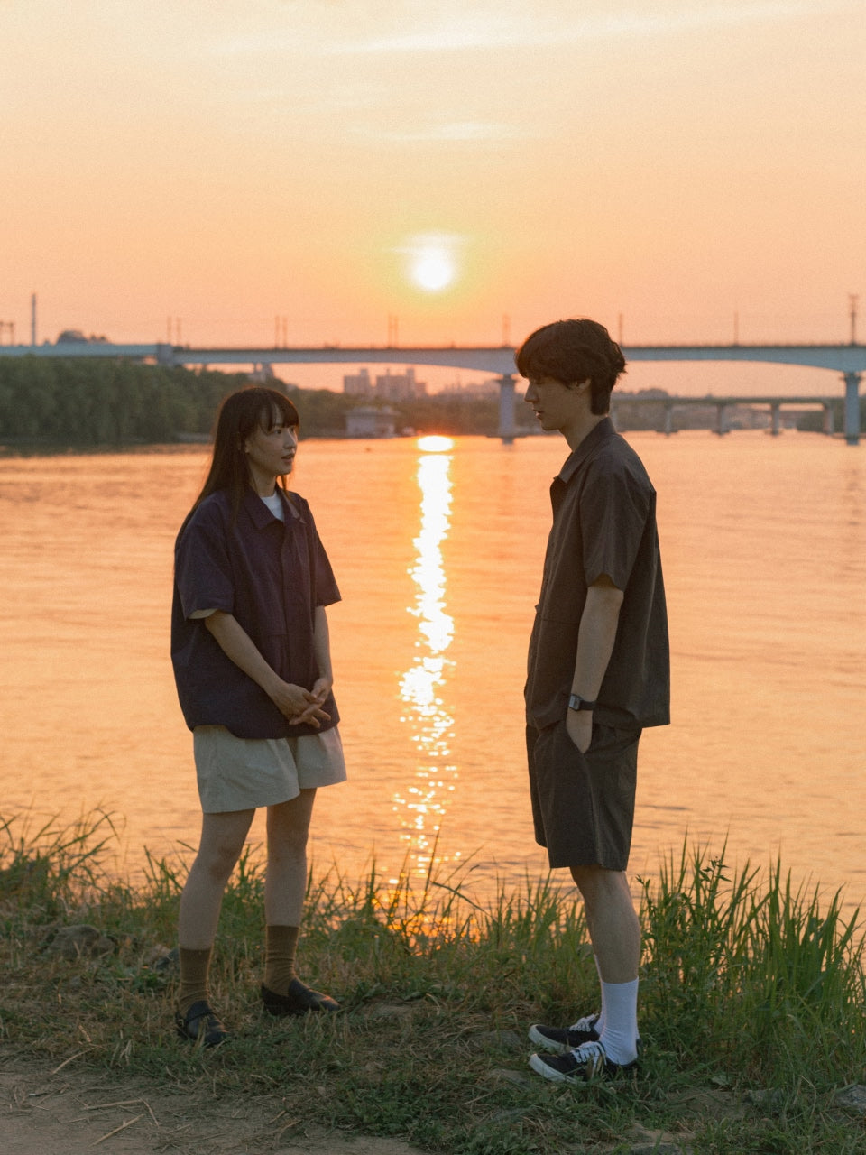 City Summer Light Banding Shorts (Navy)