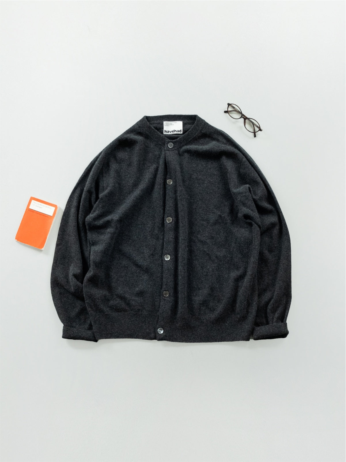 Light Wholegarments Cardigan (Charcoal)