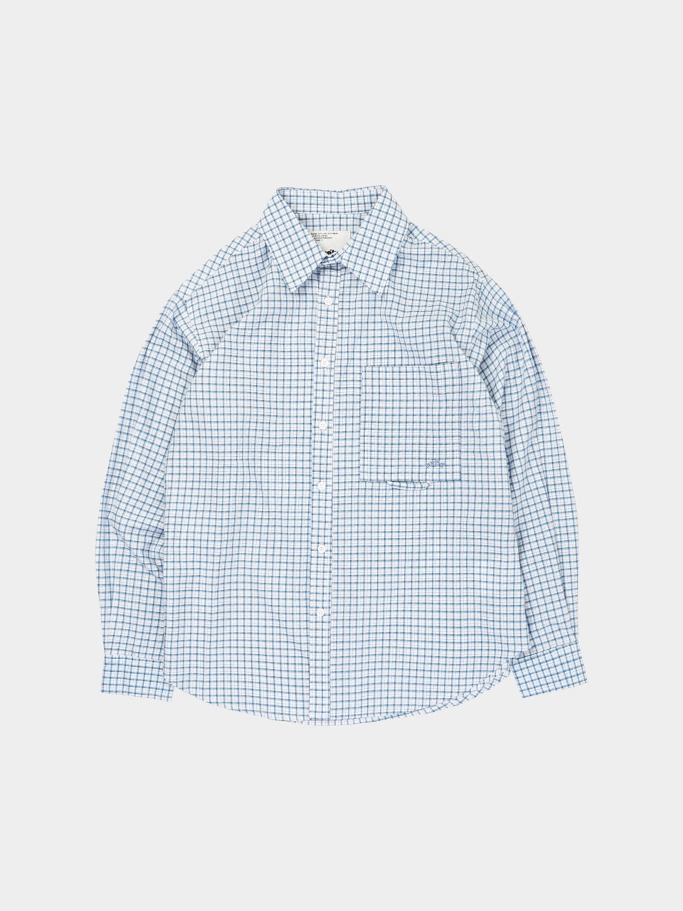 Breeze Logo Check Shirts (Check Blue)