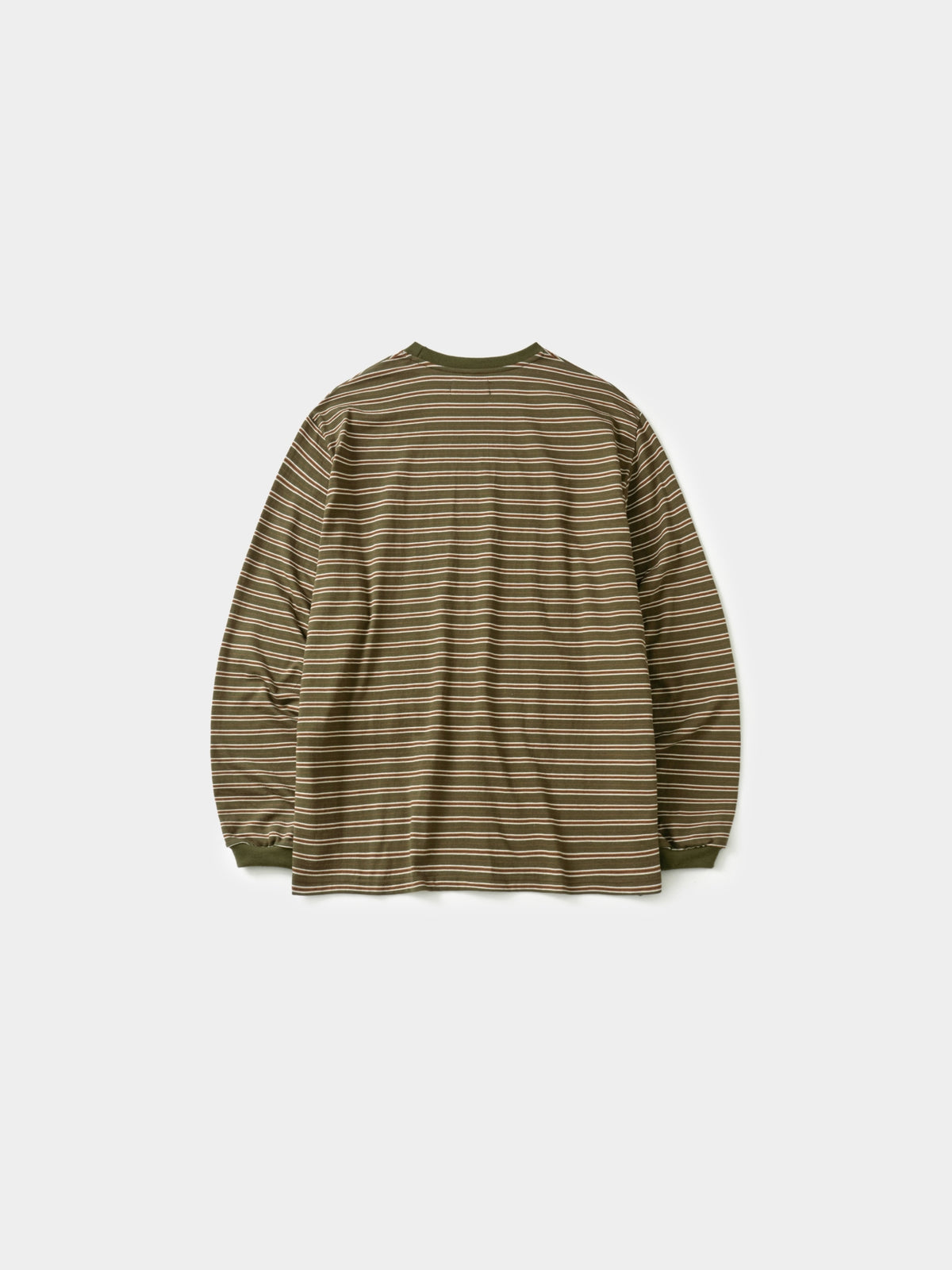 Stripe Long Sleeve Tee (Stripe Khaki)