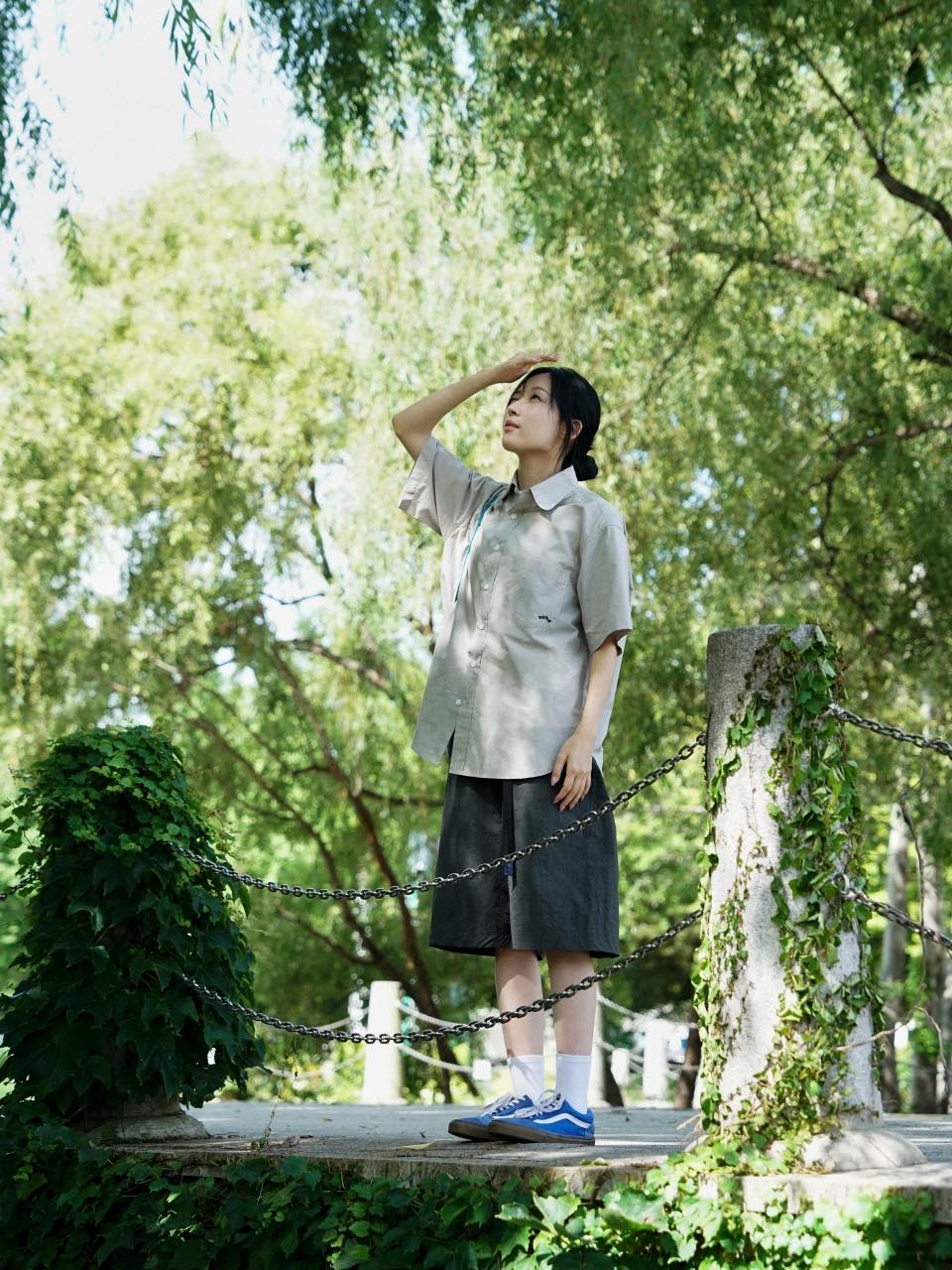 Utility Belted Work Shorts (Charcoal)