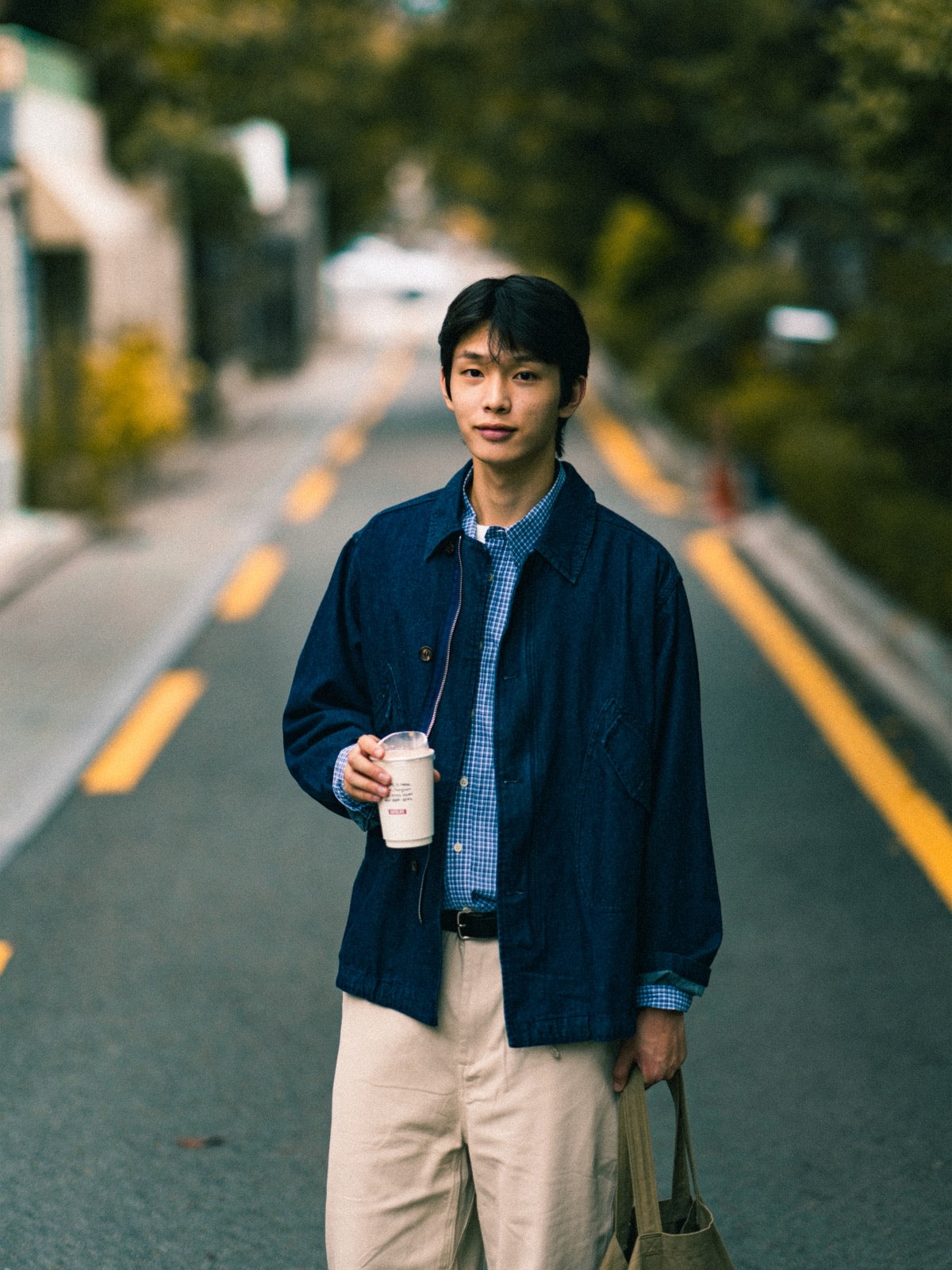 Washed Pocket Utility Jacket (Denim Blue)