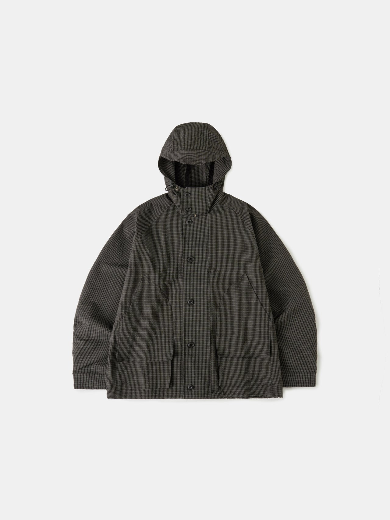 City Commuter Check Wind Jacket (Check Black)