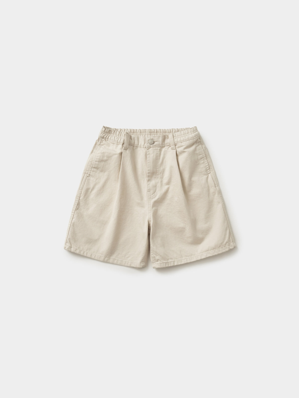 Sea&Sun Washed Pin-tuck Shorts (Ecru)