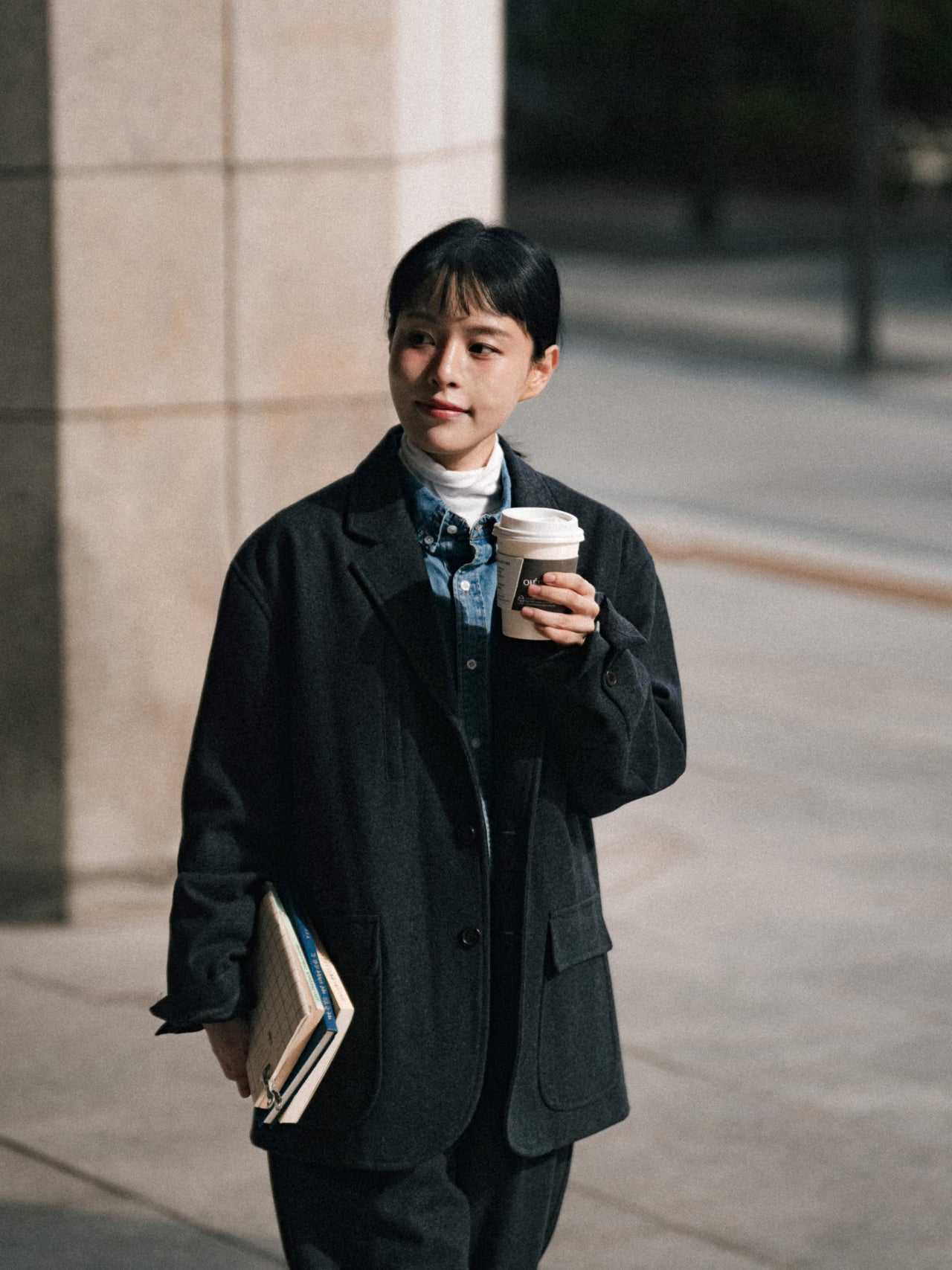 (Set) City Wool Set-up (Charcoal)