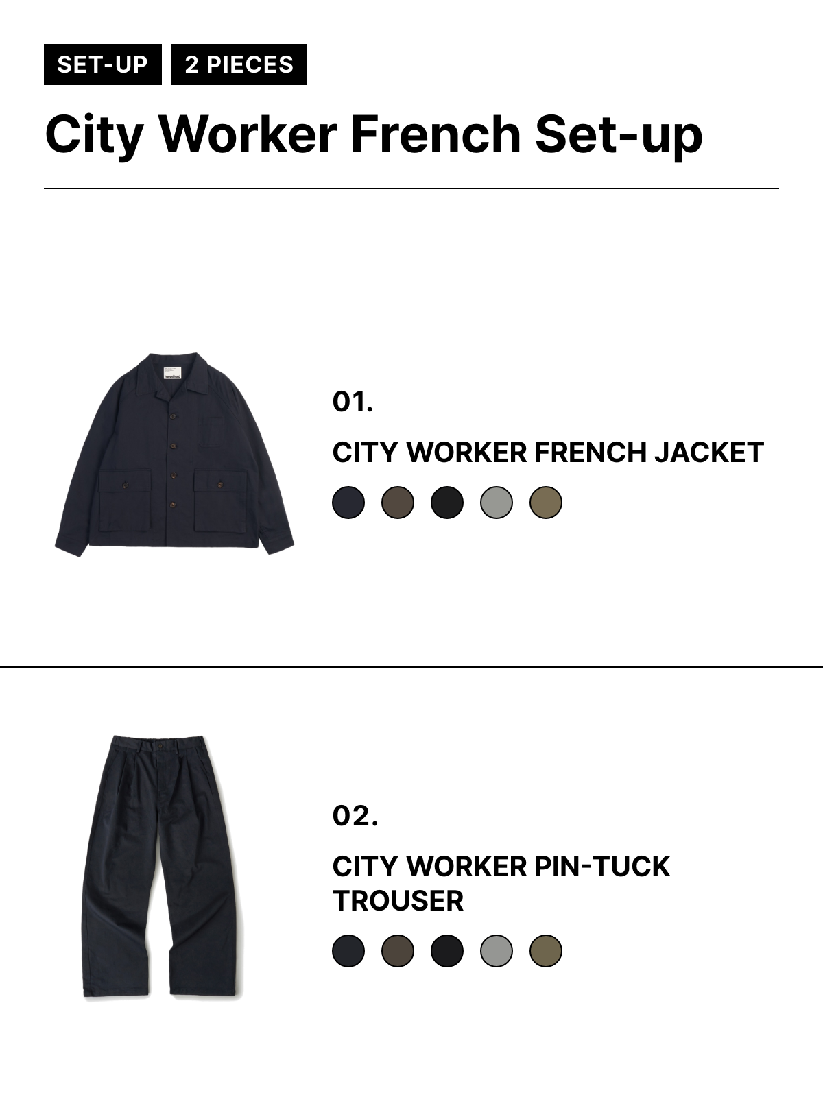 City Worker French Set-up