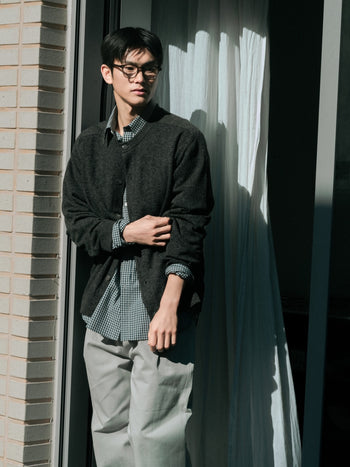 Light Wholegarments Cardigan (Blue)