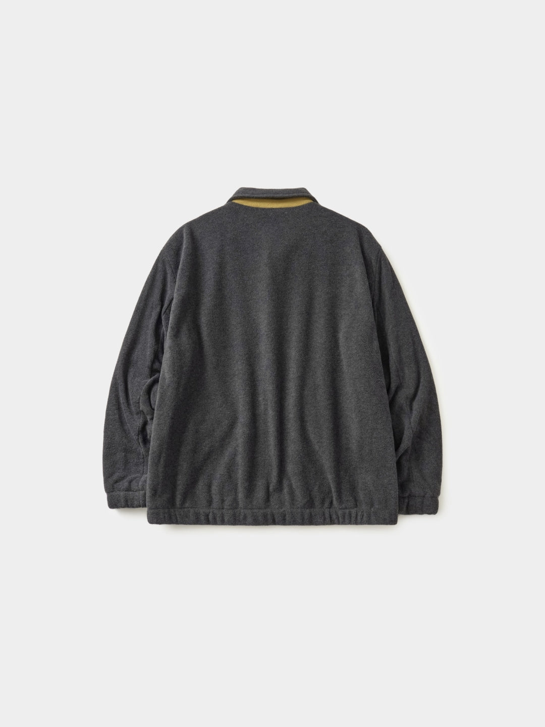 Two-tone Strap Fleece Jacket (Charcoal)