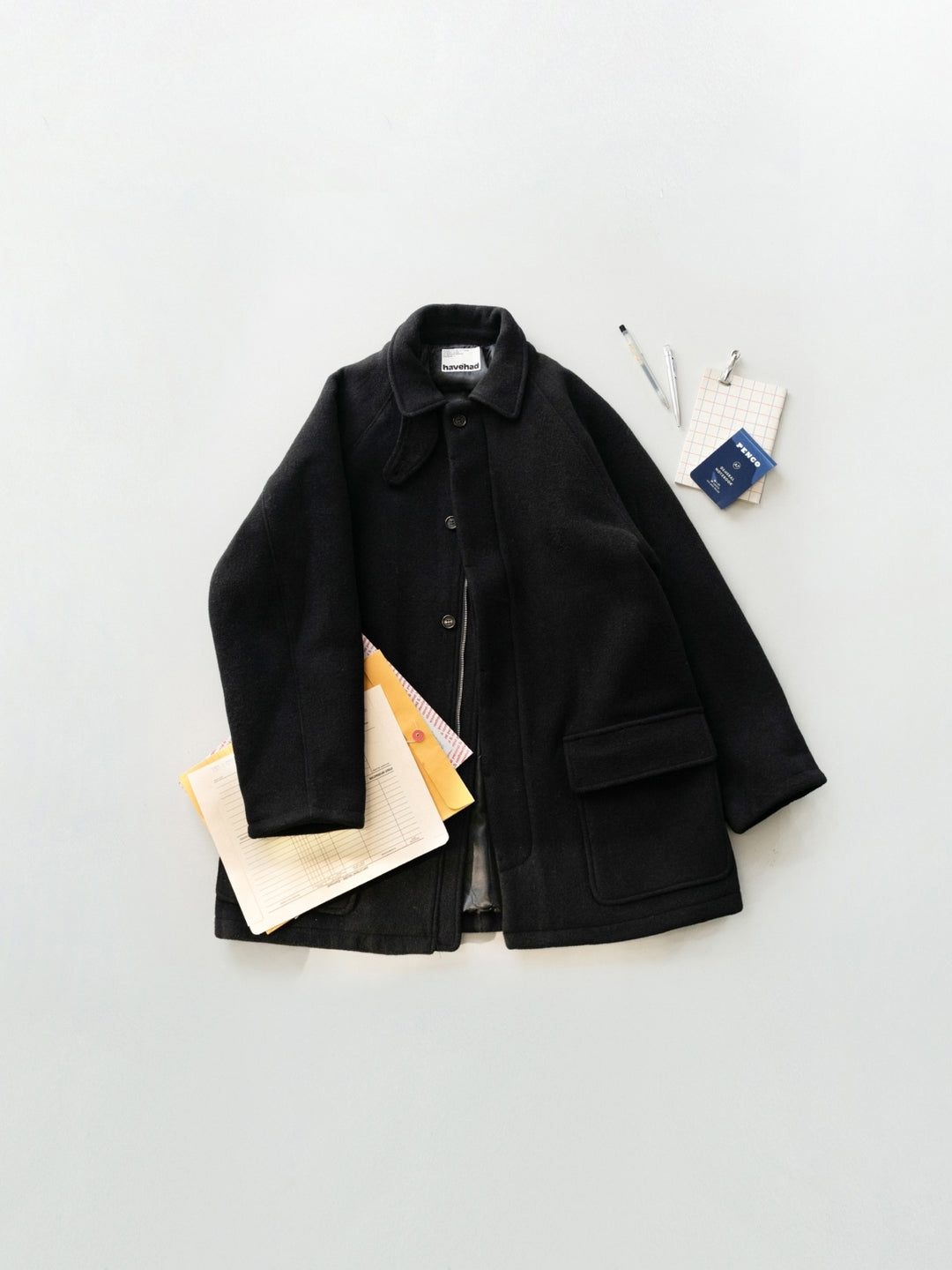 City Wool Half Coat (Black)