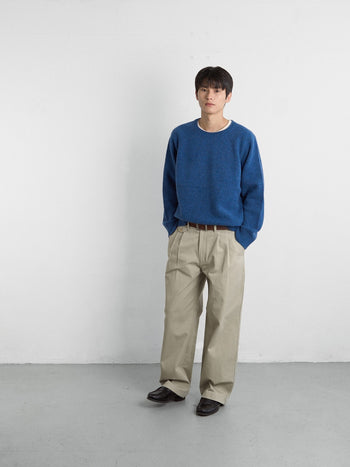 Everyday Pin-tuck Chino Pants (Beige)