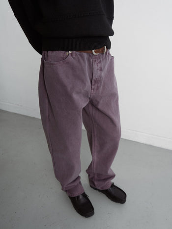 Coloured Denim Pants (Purple)