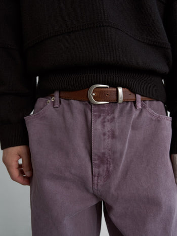 Coloured Denim Pants (Purple)