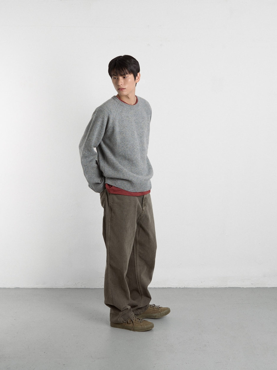 Coloured Denim Pants (Khaki)