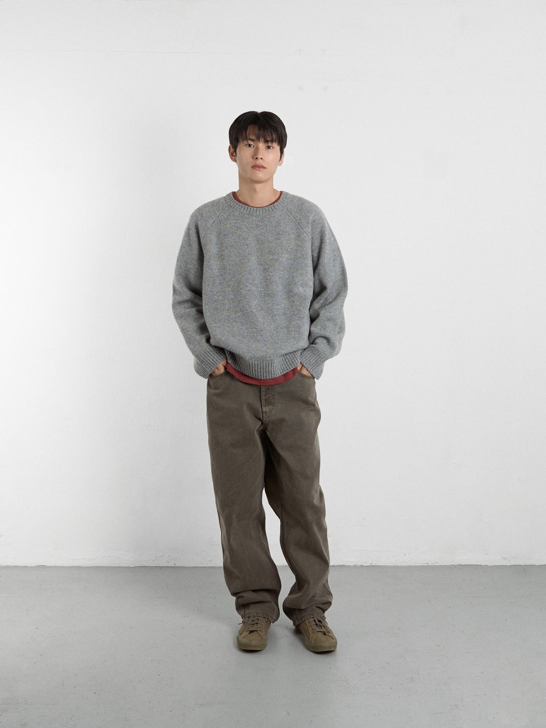 Coloured Denim Pants (Khaki)