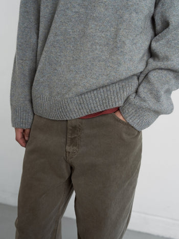 Coloured Denim Pants (Khaki)