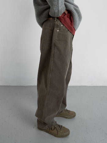 Coloured Denim Pants (Khaki)