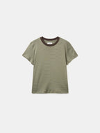 Classic Stripe Tee (Brown)