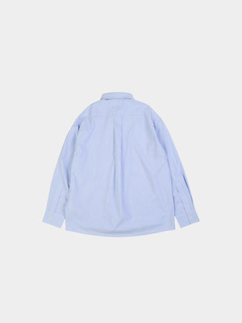 (W)Breeze Stripe Shirts (Light Blue)