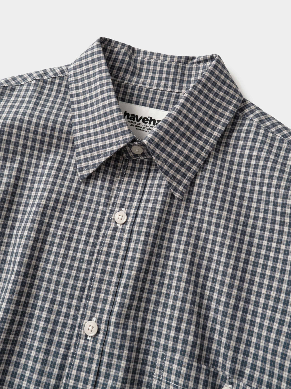Everyday Classic Check Shirts (Navy)