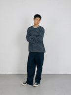 Stripe Long Sleeve Tee (Stripe Navy)