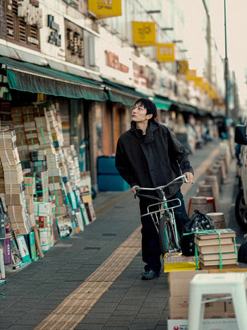 City Commuter Check Wind Jacket (Check Black)