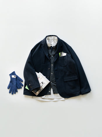 (Set) City Wool Set-up (Navy)