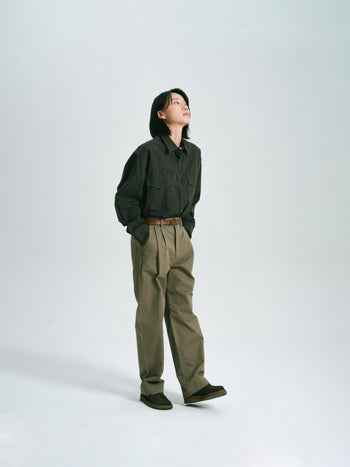 Classic Check Western Shirts (Brown)