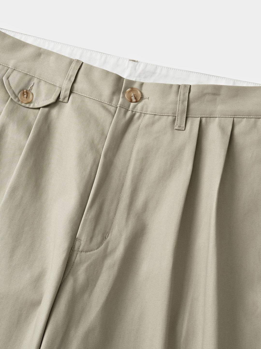 Everyday Pin-tuck Chino Pants (Beige)
