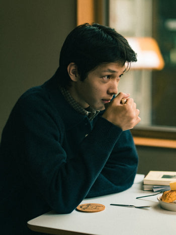 Yak Wool Collar Knit (Beige)