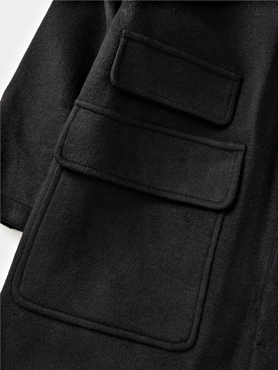 City Wool Half Coat (Black)