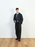 City Worker Pin-tuck Trouser (Khaki Gray)