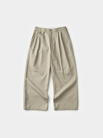Everyday Pin-tuck Chino Pants (Beige)