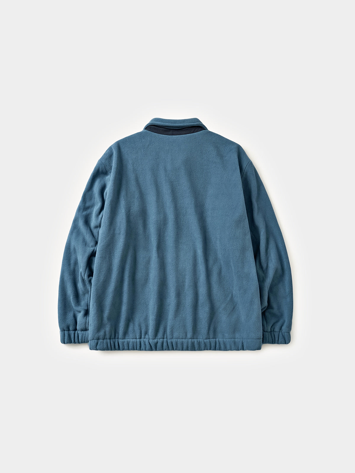 Two-tone Strap Fleece Jacket (Blue)
