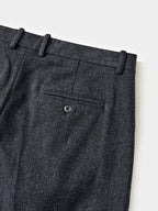City Light Wool Pin-tuck Trouser (Gray)