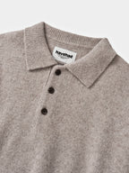 Shaggy Dog Collar Knit (Beige)