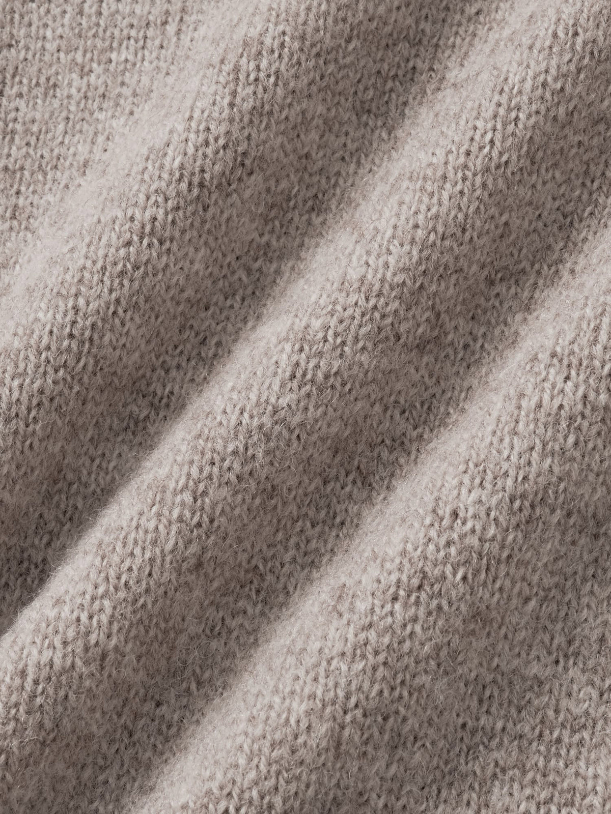 Shaggy Dog Collar Knit (Beige)