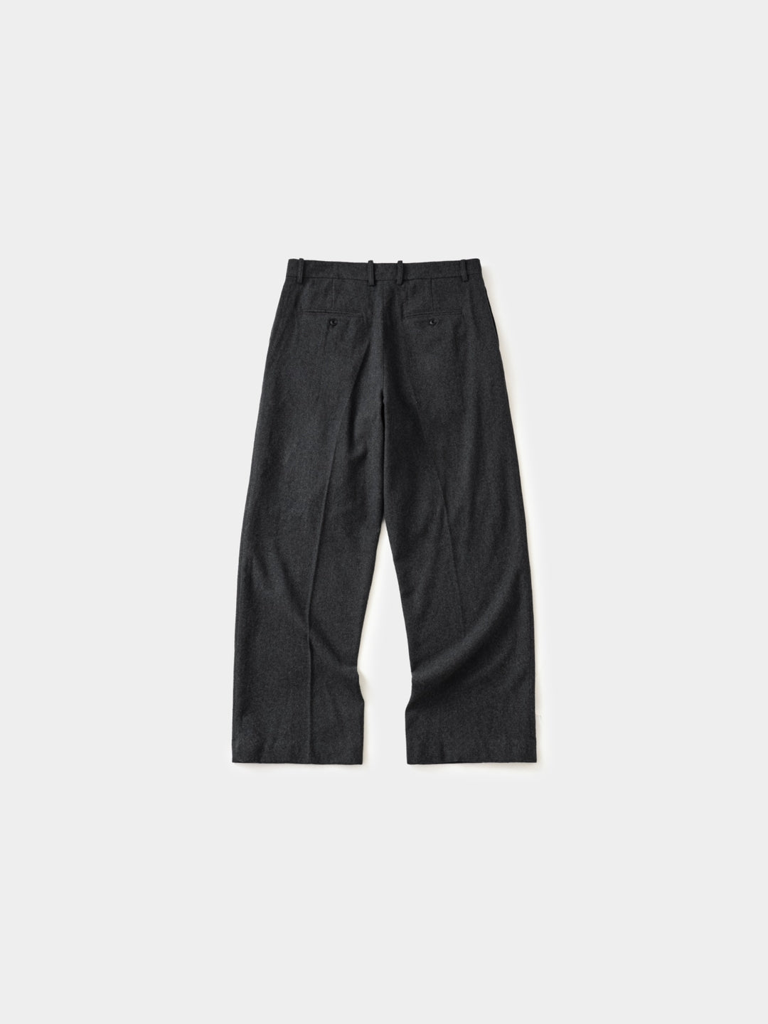 City Light Wool Pin-tuck Trouser (Black)