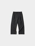 City Light Wool Pin-tuck Trouser (Black)