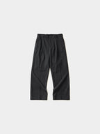 City Light Wool Pin-tuck Trouser (Black)
