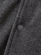 Two-tone Strap Fleece Jacket (Charcoal)