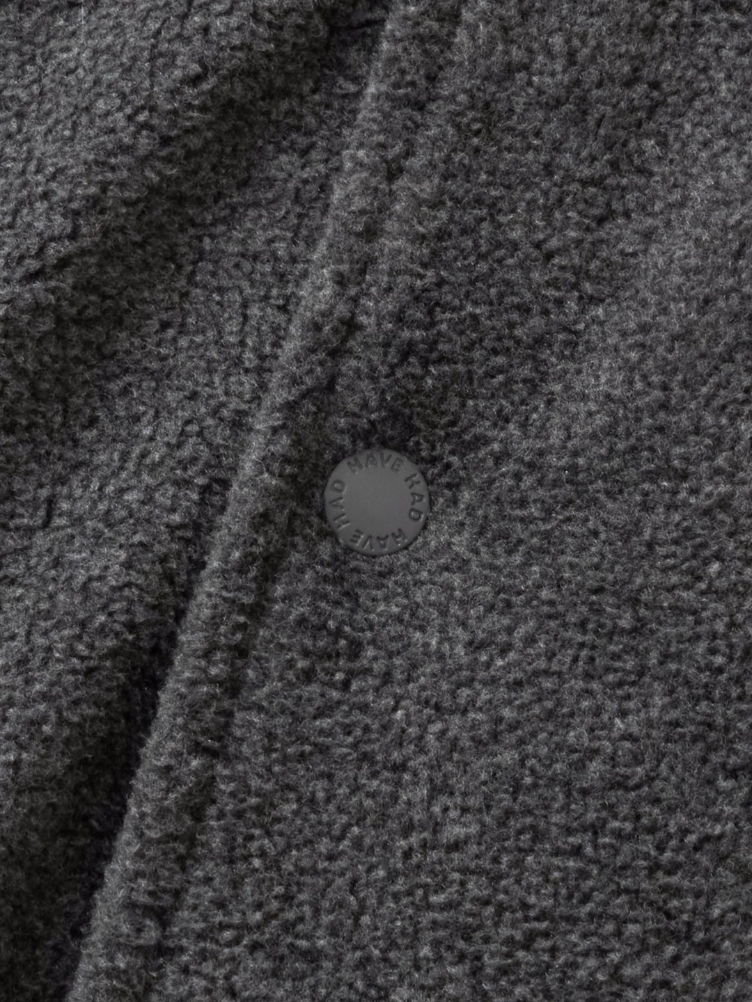 Two-tone Strap Fleece Jacket (Charcoal)
