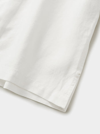 Double Pocket Slub Shirts (White)