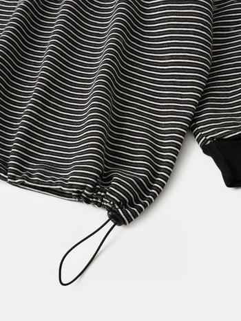 Double Stripe String Tee (Black)