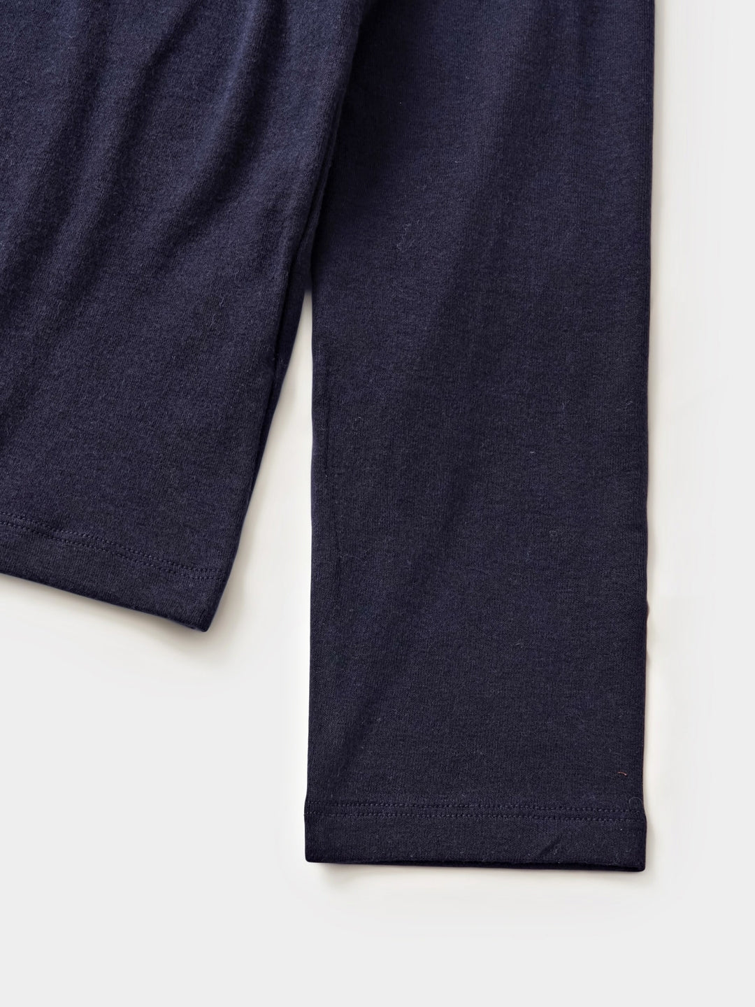Essential Mock Neck Tee (Navy)