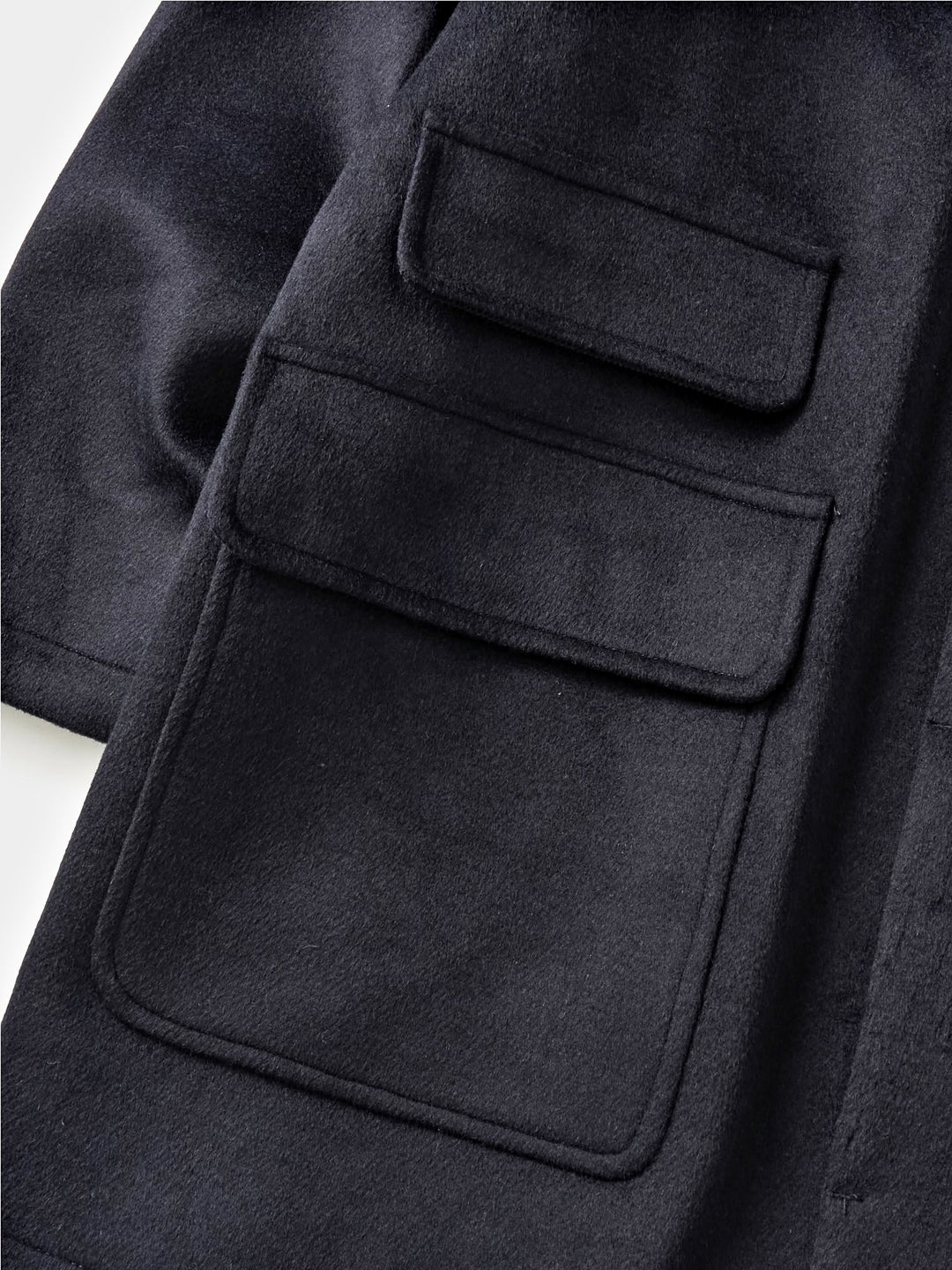 City Wool Half Coat (Navy)