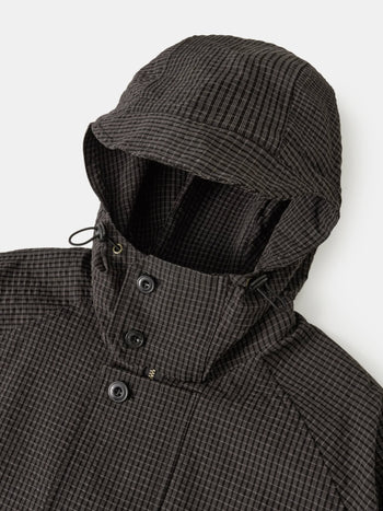 City Commuter Check Wind Jacket (Check Black)