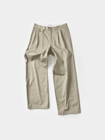 Everyday Pin-tuck Chino Pants (Beige)