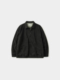 Two-tone Strap Fleece Jacket (Black)
