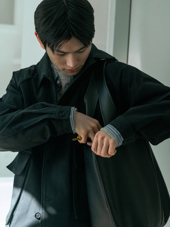 City Worker French Jacket (Blue Gray)